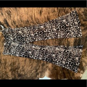 GIRLS XL CHEETAH PALAZZO PANTS